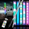 Remote Control Spiral Antenna Whip Light RGB Led Strip 6 Feet Height AK-100334