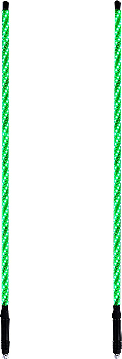 شريط إضاءة LED RGB بهوائي حلزوني للتحكم عن بعد 4F - AK100336