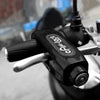 Motorcycle Handlebar Grip Lock Caps Black - EB11237633