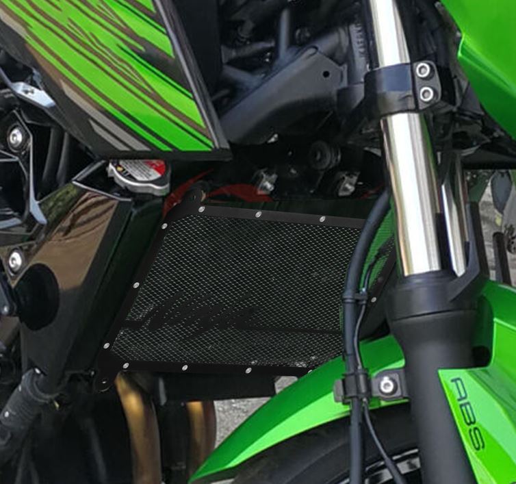 Motorcycle Radiator Guard Protector Black Color Grill Cover For Kawasaki Ninja 400 Z400 NINJA400 2018-2020 (Motorcycle Water Tank Protection Cover) 854530