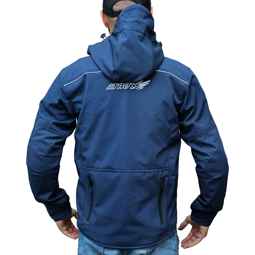 Atrox Motorcycle Jacket With Cap AK-850249 (Full Body Protective)