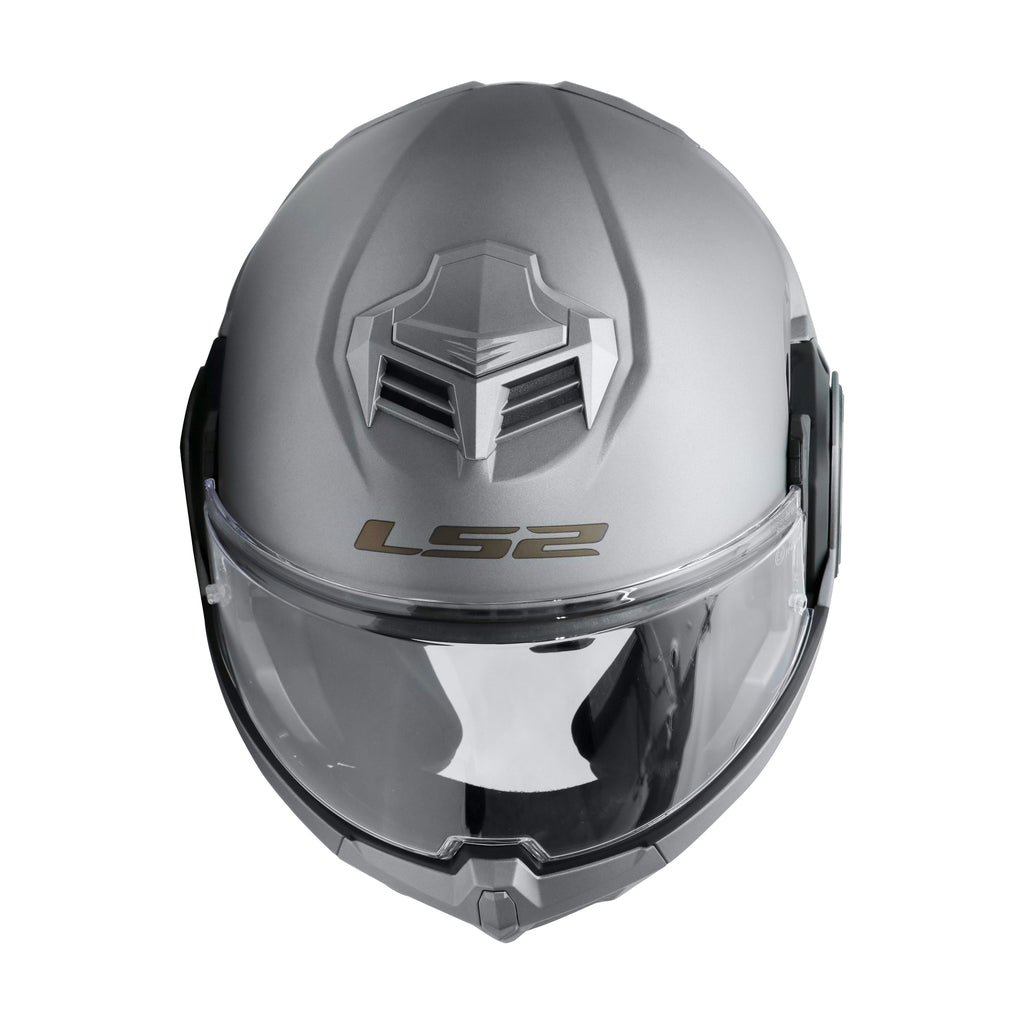 LS2 Full Face Modular Helmet FF906 Advant Solid Matt Titanium, 609246