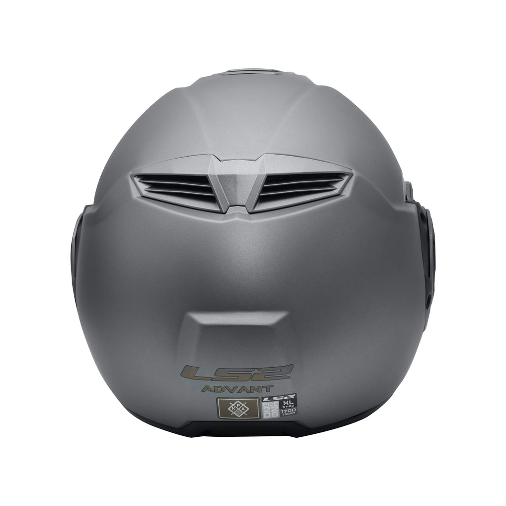 LS2 Full Face Modular Helmet FF906 Advant Solid Matt Titanium, 609246