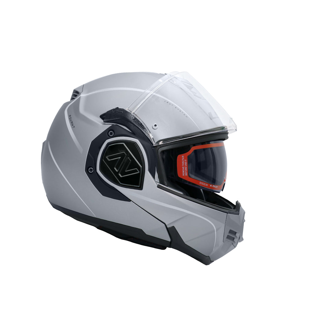 LS2 Full Face FF906 Advant Special Modular Helmet Matt Silver - 609251