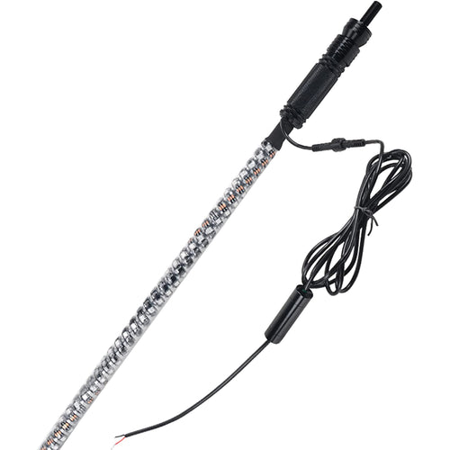 WRAPPED DREAM COLOR REMOTE CONTROL SPIRAL ANTENNA WHIP LIGHT RGB LED STRIP 4 FEET HEIGHT-100335