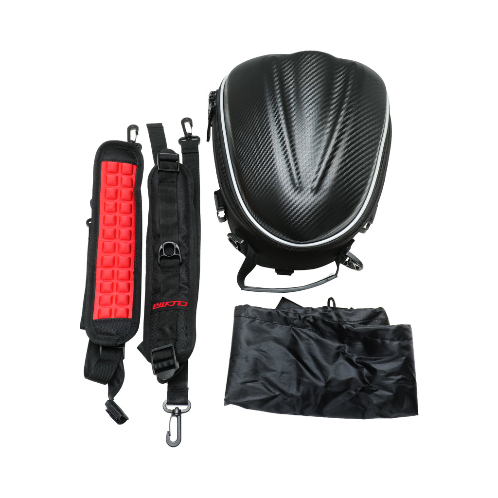 Motorcycle Wear Resistant Rear Seat Backpack Tail Bag CB-1902, Black - EB11229593