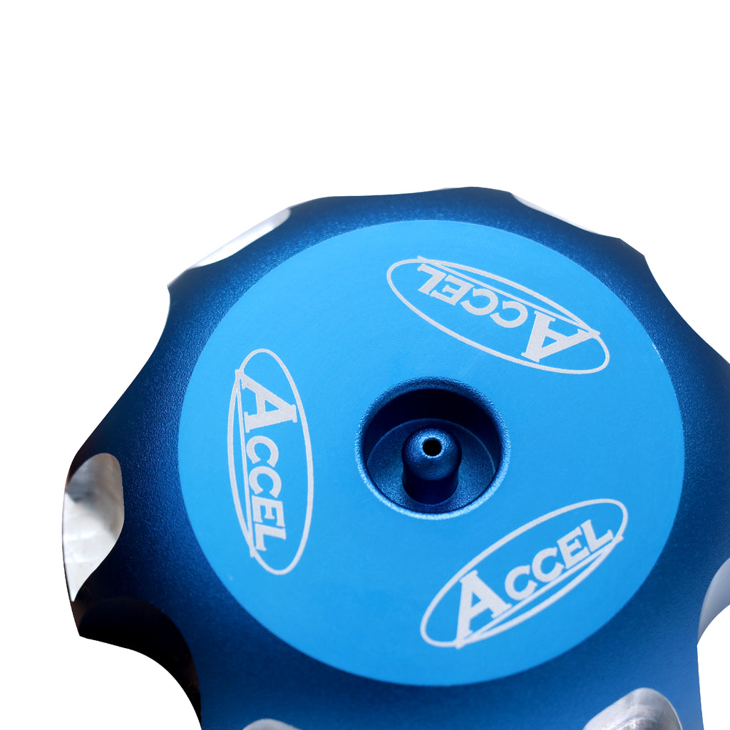 Accel Resistant Rubber Sealed Gas Tank Cap for Yamaha Raptor (Blue)