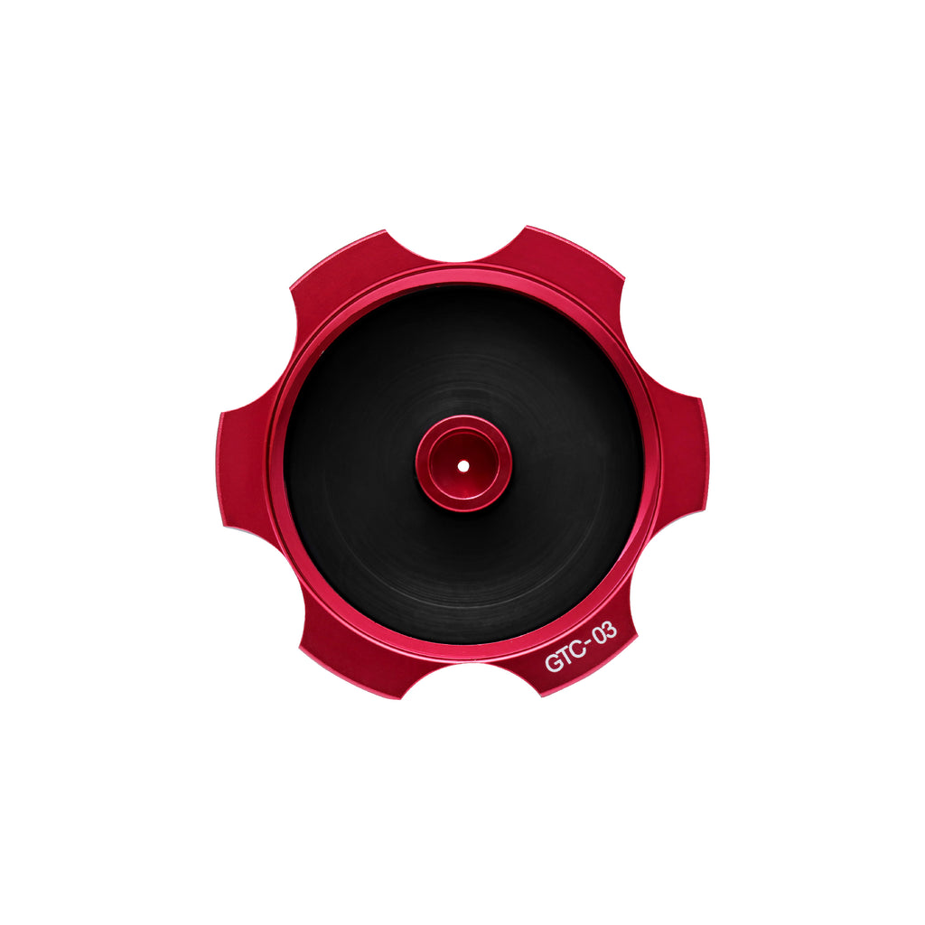 Accel Gas Cap Fuel Cover Tank Cap for Banshee 350 C / YFZ 450 / Raptor 660 (Red)