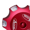 Accel Gas Cap Fuel Cover Tank Cap for Banshee 350 C / YFZ 450 / Raptor 660 (Red)