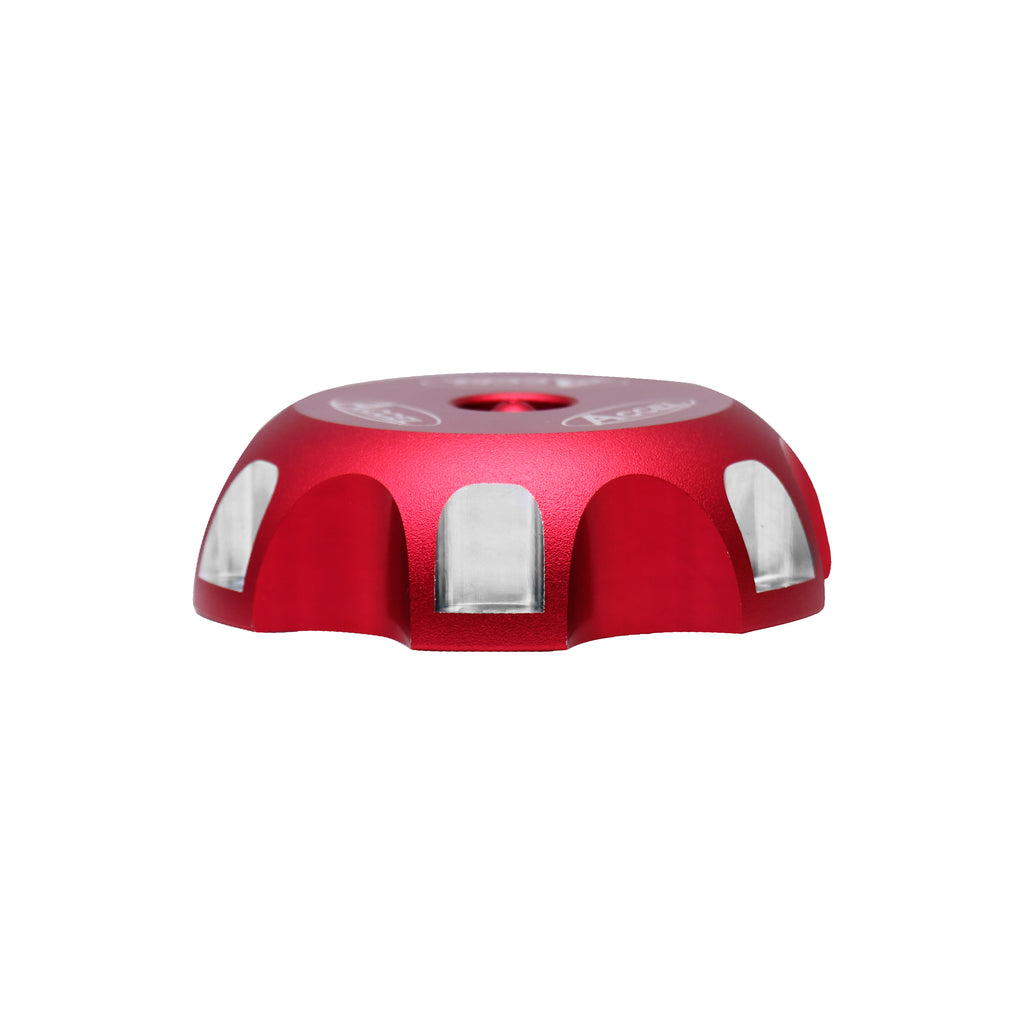 Accel Gas Cap Fuel Cover Tank Cap for Banshee 350 C / YFZ 450 / Raptor 660 (Red)