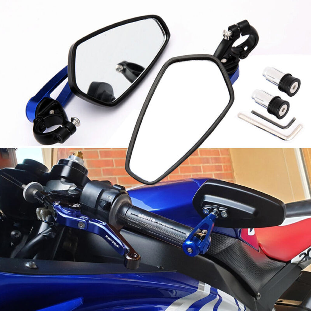 Small Universal Bike Mirrors Universal Motorcycle Aluminum