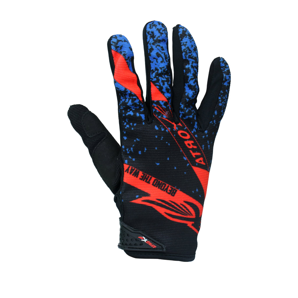 ATROX Poly-Mesh Rider’s Full-Finger Protective Gloves AT-5300