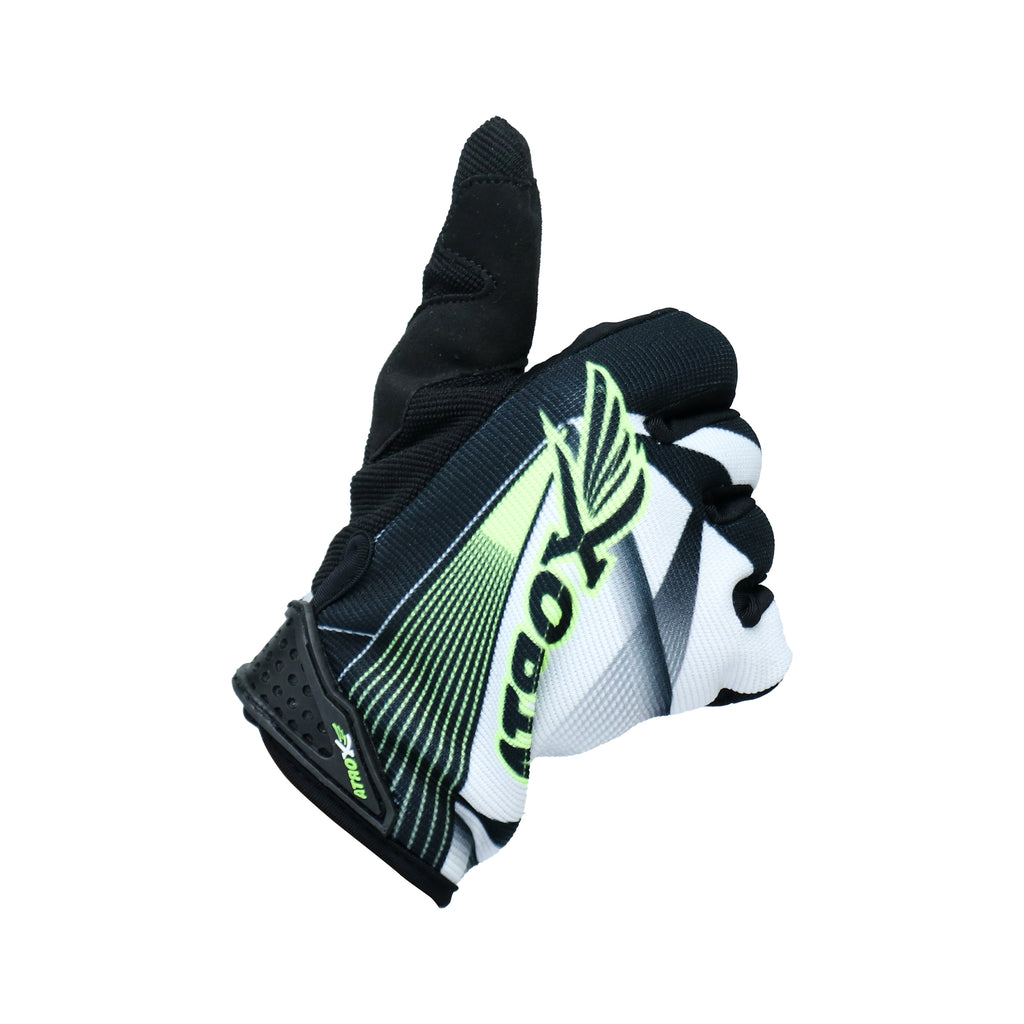 ATROX Poly-Mesh Rider’s Full-Finger Protective Gloves AT-5301