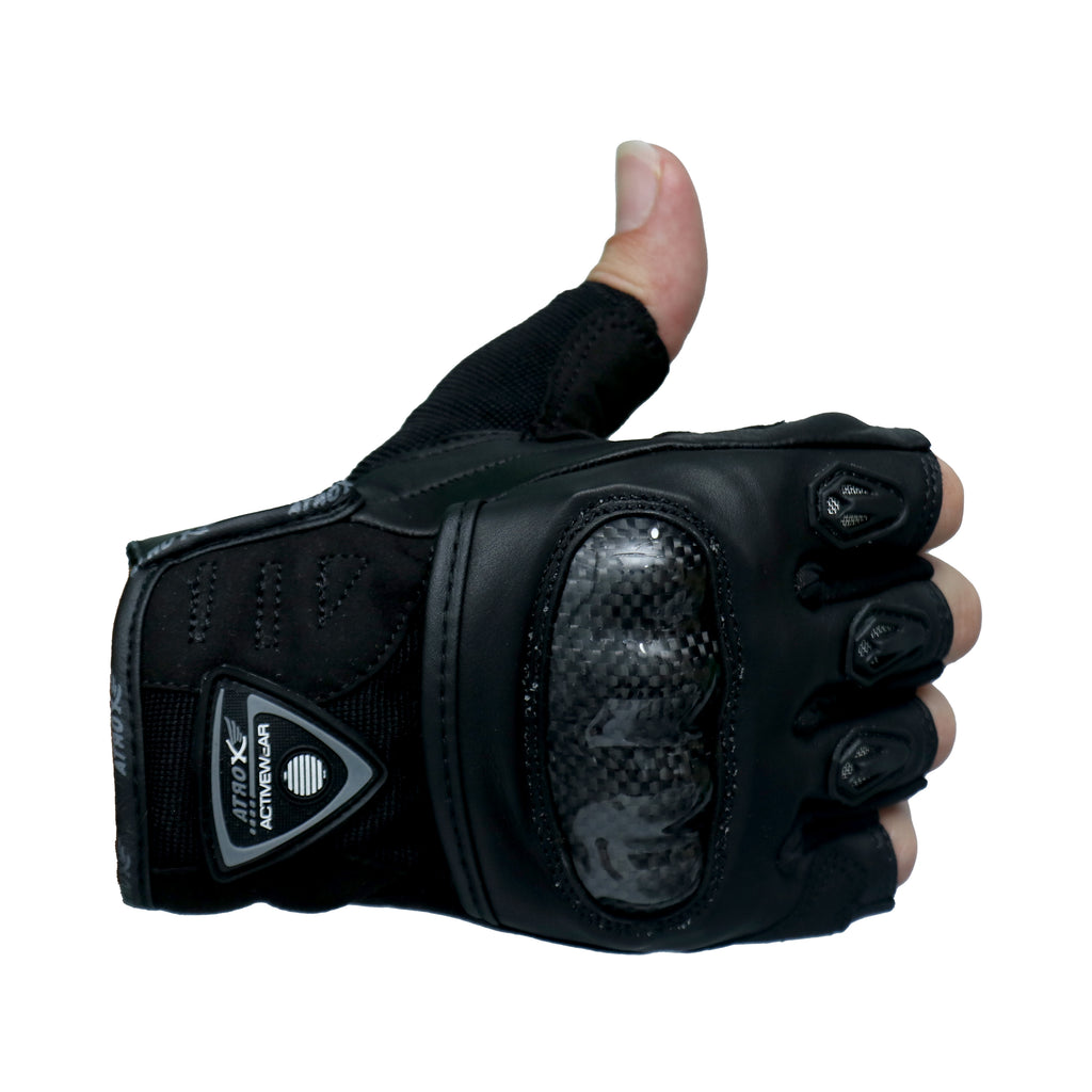 ATROX Motorcycle Rider’s Half-Finger Protective Gloves AT-4255 850194
