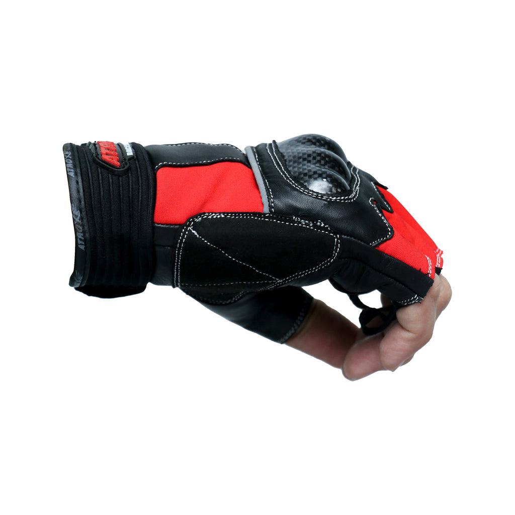 ATROX  Motorcycle Rider’s Half-Finger Protective Gloves