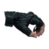 ATROX Bike Rider's Protector Leather & Textile Half Finger Gloves AT-4251 AK-850199