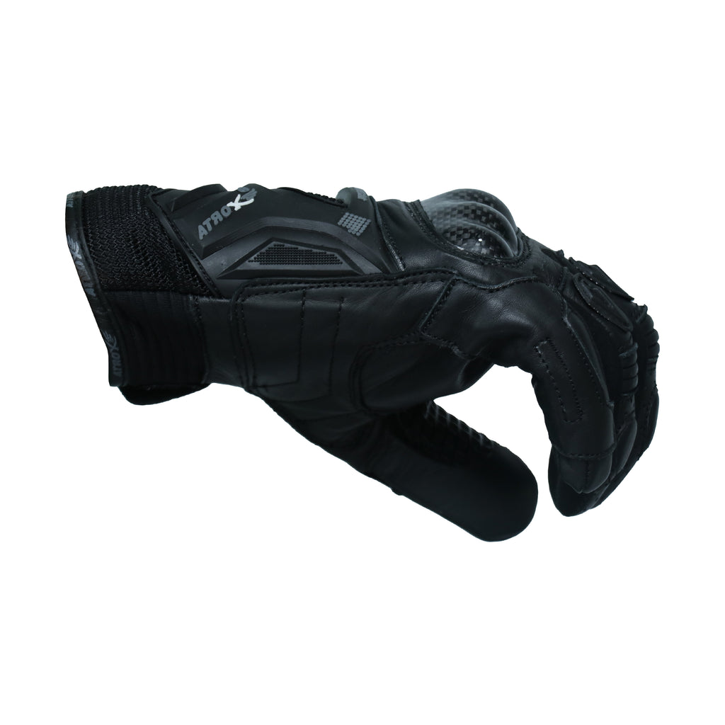 ATROX AT- 4148 Motorcycle Riding Full Finger Leather Gloves 850205