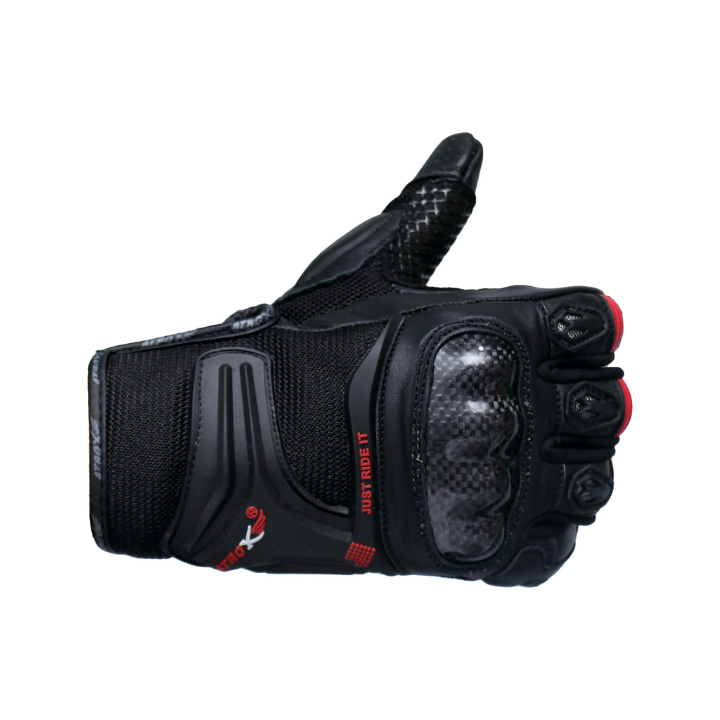 ATROX AT- 4148 Motorcycle Riding Full Finger Leather Gloves 850206