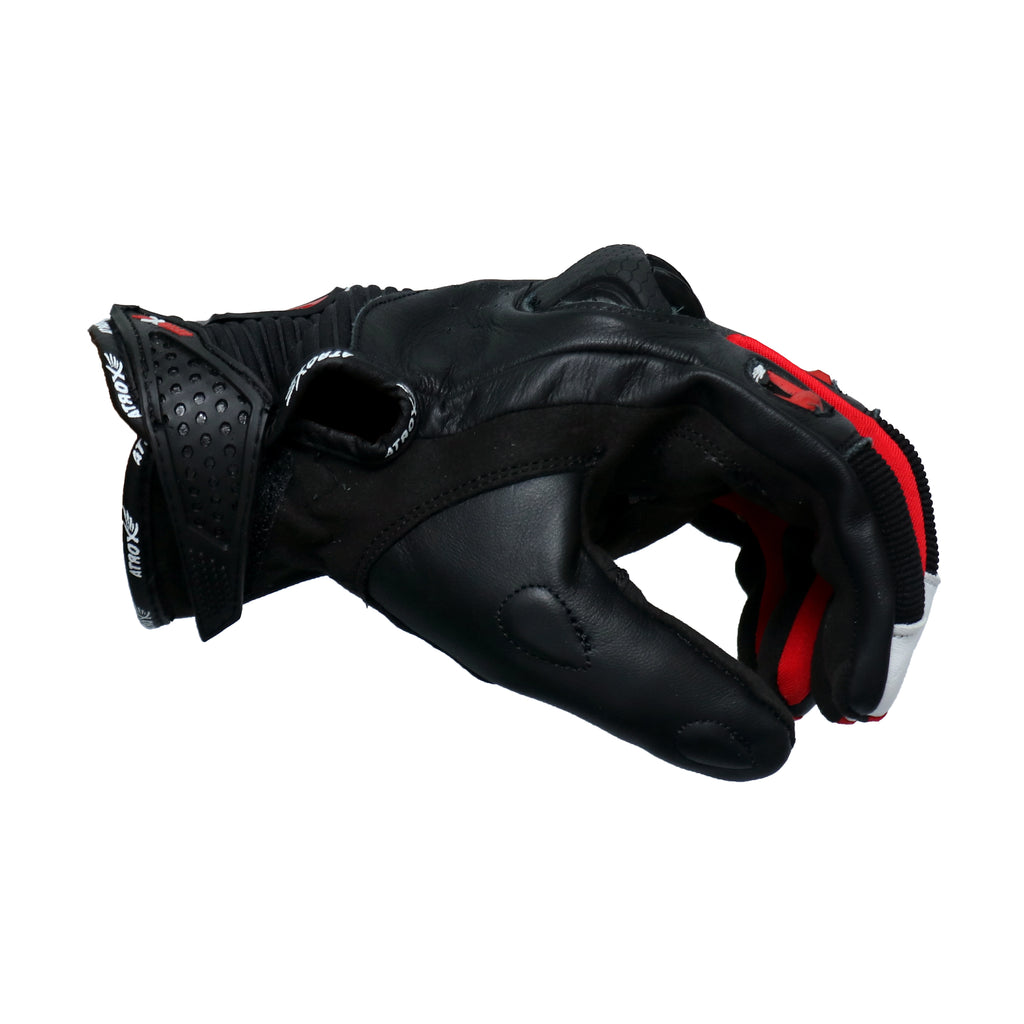 ATROX AT- 4147 Motorcycle Riding Full Finger Leather Gloves 850208
