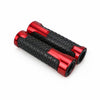 Pair of 7/8''22mm Motorcycle Handlebar Non-Slip Rubber Handle Grips, Red - EB11240000