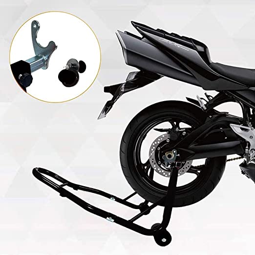 Motorcycle Rear Wheel Lift Stands - Black AK-861205-B
