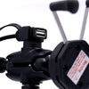 Universal Motorcycle Smartphone Mount Holder with USB Charger 360° Rotation  with USB AK- 8744
