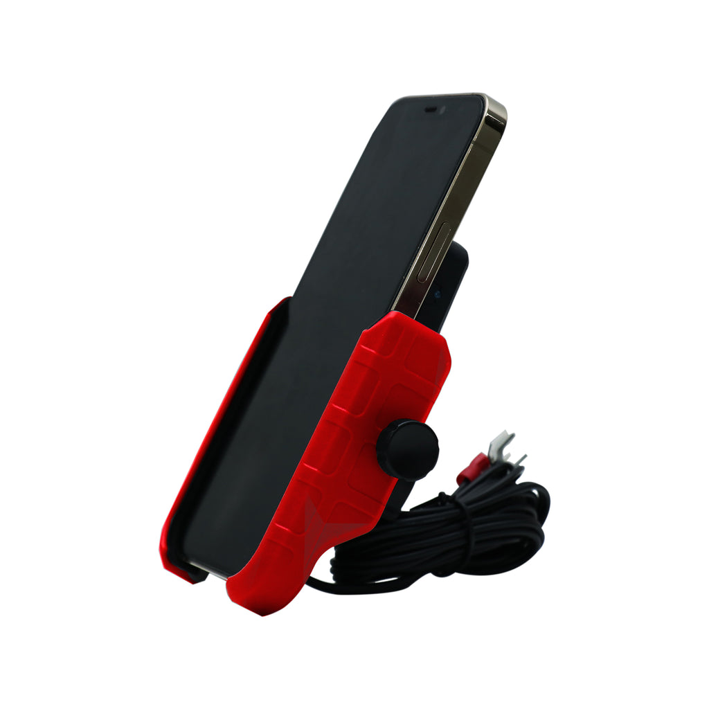 Phone Holder for Bike KPH-EW-RD with Wireless Charger, Red 874432