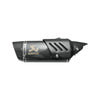 K15 Motorcycle Exhaust System Carbon Fibre Dirt Bike Exhaust Muffler, Black - EB11240113