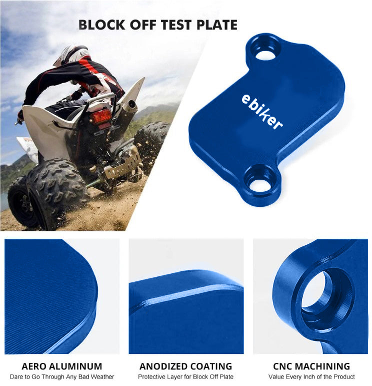 ATV Reed Valve Cap Protector For Yamaha Raptor 700R, Blue - EB11240461