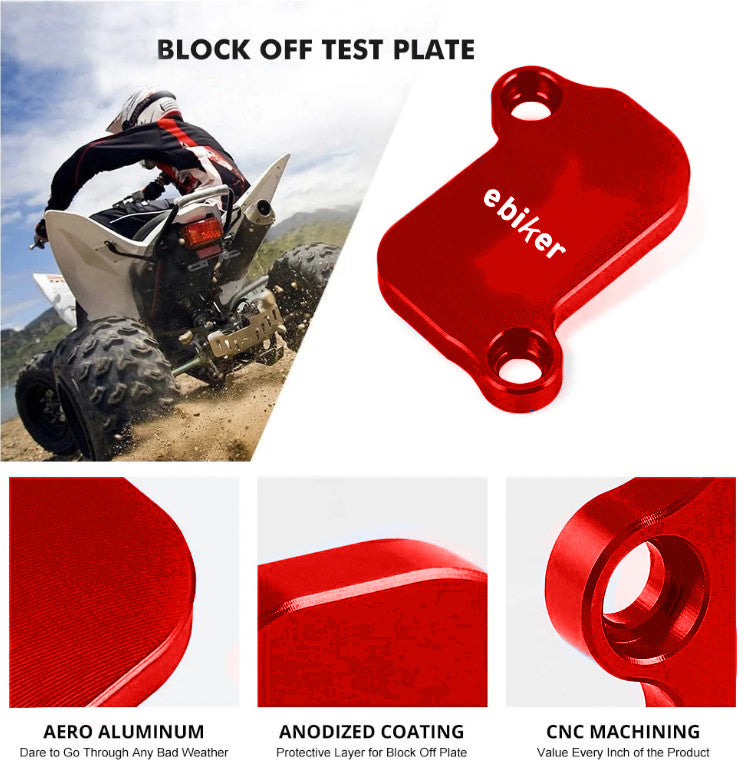 ATV Reed Valve Cap Protector For Yamaha Raptor 700R, Red - EB11240462