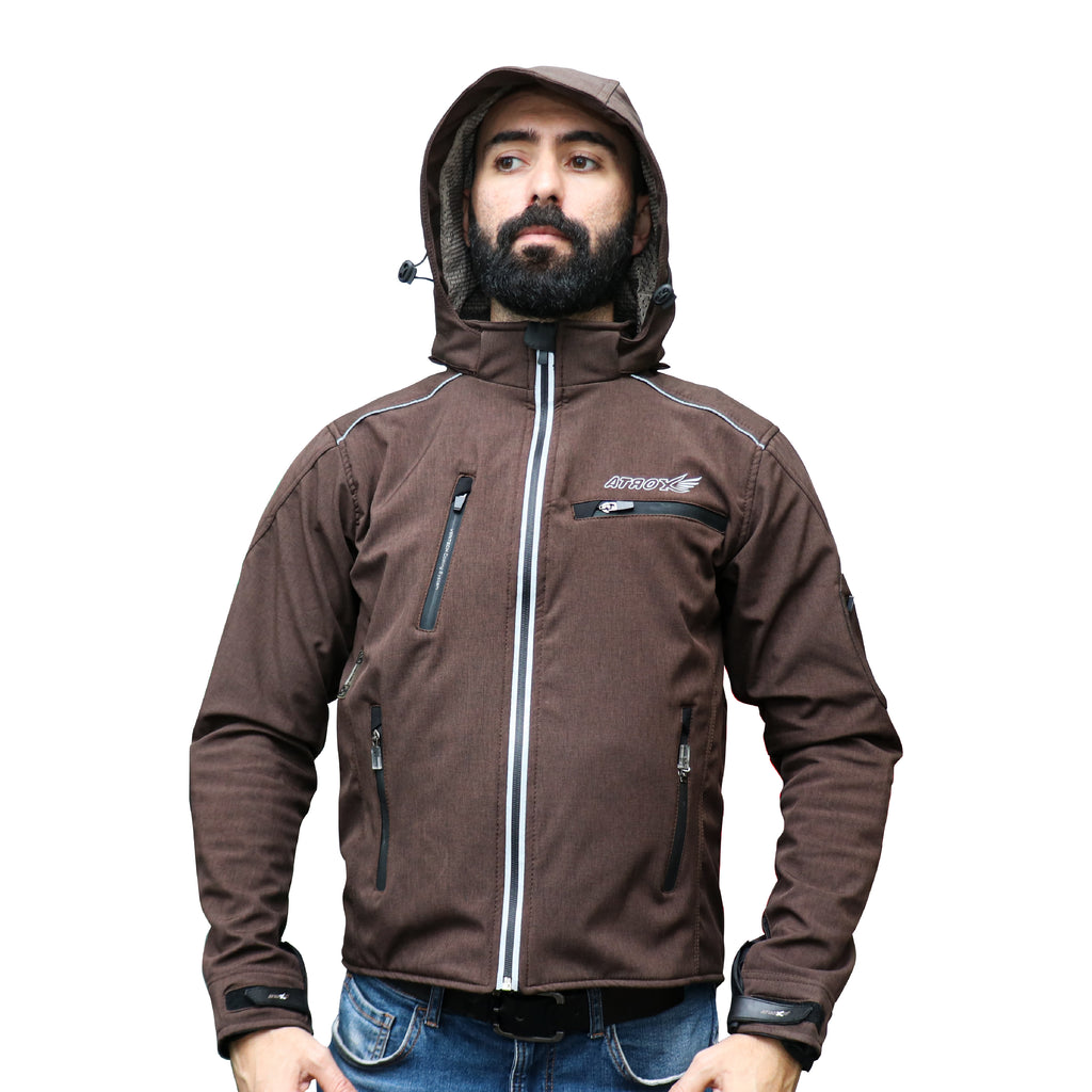 Atrox Motorcycle Jacket With Cap AK-850249 (Full Body Protective)