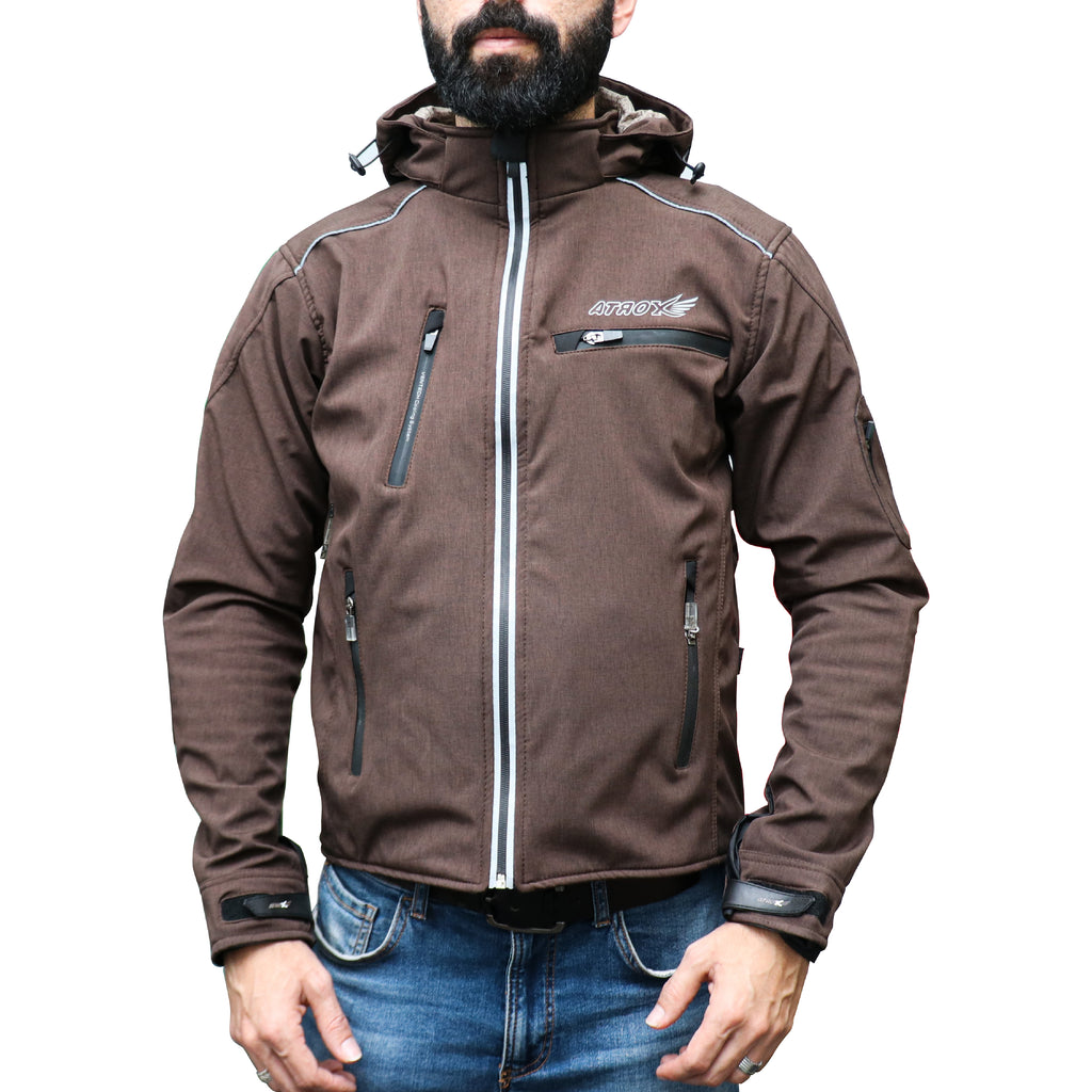 Atrox Motorcycle Jacket With Cap AK-850249 (Full Body Protective)