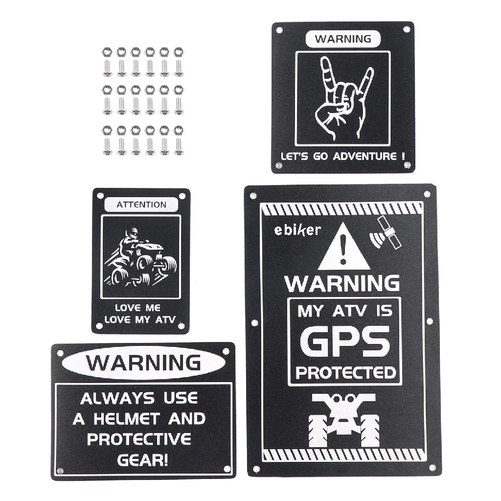 Warning Badges Yamaha 