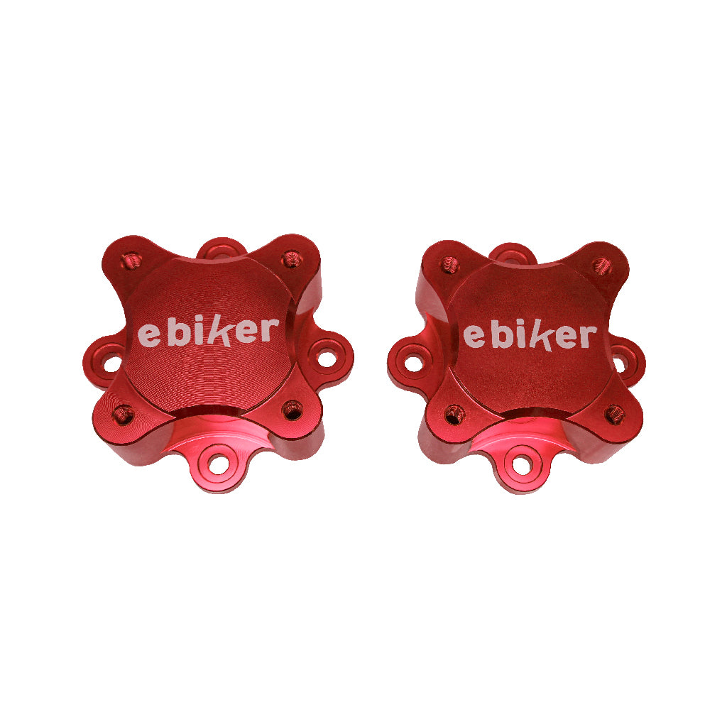 50MM Rear Wheel Hub Centric Spacers For Yamaha Raptor 700R 2009 2011-2020 YFZ450R 2009-2021 - Red, 2Pcs