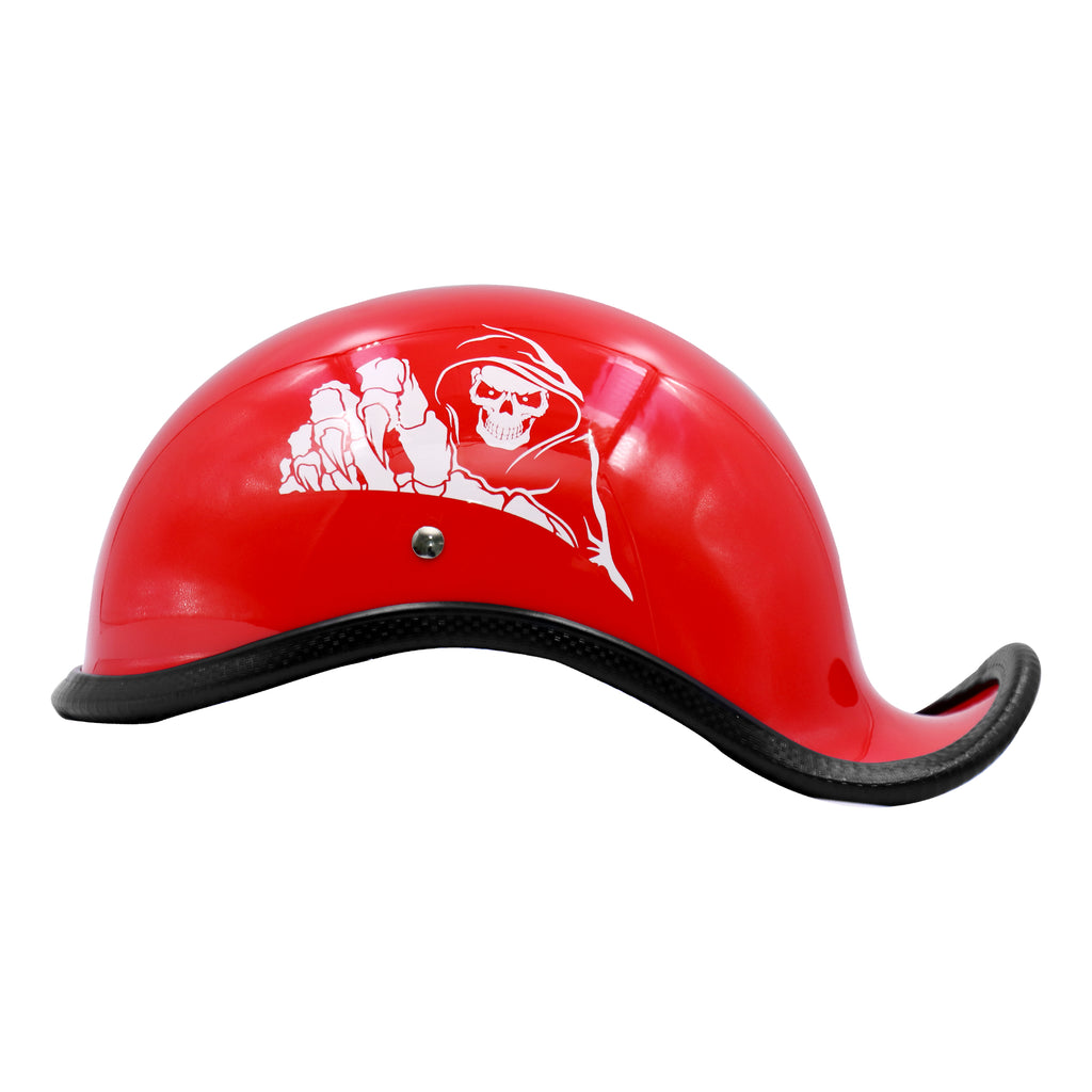 Half Face Scooter/Motorbike Helmet - Red Color AK-078571